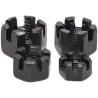 Buy cheap Precision Nonstandard Parts OEM Service Fine Toothed Slotted Nut Black Finish from wholesalers