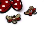 Golden Embroidery Patch Bee Bumblebee Wasp Insect 3D Gold Royal Fashion