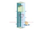 Factory Dumbwaiter Lift Residential Kitchen Food Elevator 0.4m/S With Emergency