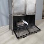 Defaico Industrial Iron Cabinet Industrial Metal Storage Cabinet With Drawer