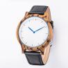 Buy cheap Wood Face Watch With Leather Band / Miyota Movement Leather Watches For Men from wholesalers