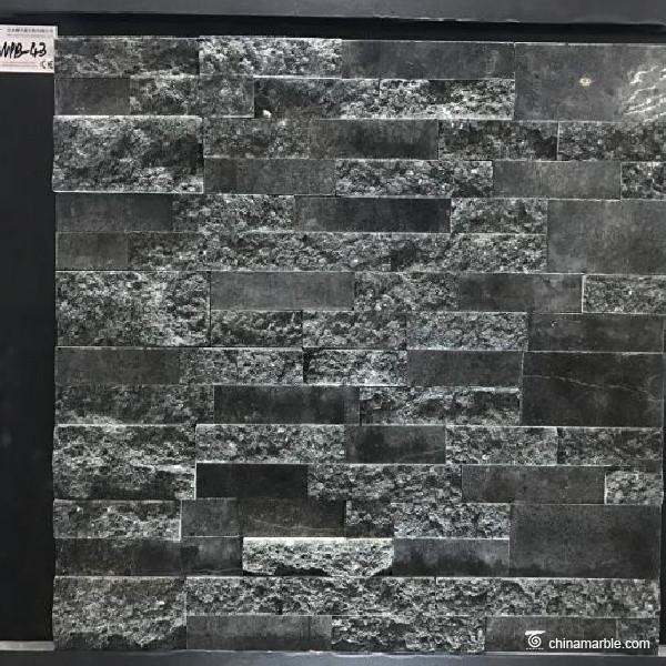 Buy cheap Natural stone , Chinese Black Granite Wall Stone Cladding Ledge Stone from wholesalers