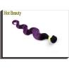 Buy cheap Purple Color Soft 14 Inch Brazilian Virgin Hair Body Wave For Wedding from wholesalers