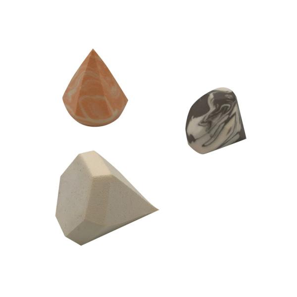 Eco Friendly Multiple Shape Rhombus Beauty Blender Sponge
