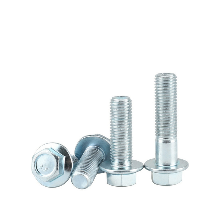 High Strength Metric Flange Bolt 8.8 9.8 10.9 M12x1.25 Fine Thread for General Industry ISO Standard