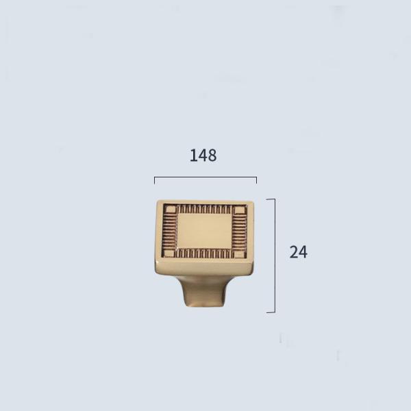 Buy cheap Furniture Morden Solid Brass Cabinet Handles Hardware Cabinet Pulls from wholesalers