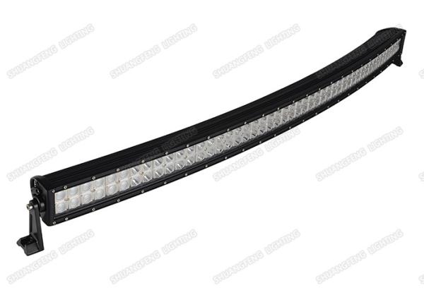 Buy cheap High Intensity 50 Inch Curved LED Light Bar 10 - 32V Double Row For Trains / Boat from wholesalers