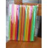 Buy cheap Colorful Straight Straws Disposable Drinking Straw plastic 245*7.5 mm from wholesalers