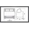 Buy cheap Low Noise Fan Forced Ventilation Gelato Showcase, Energy Saving Commercial Chest Freezer with 2000mm Length from wholesalers