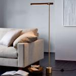 Nordic Minimalist Wood Grain Cylindrical Floor Lamp Post-Modern Light(WH-MFL-121