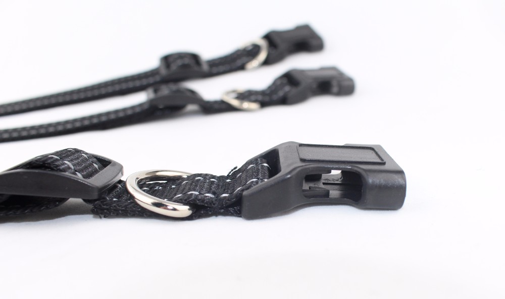 Nylon Reflective Pet Collars and Leash, Dog Collar in night