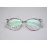 Buy cheap Translucent TR And Metal Browline Glasses Frame Custom Logo 3537 from wholesalers