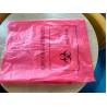 Buy cheap Semi Water Dissolvable Laundry Bags For Hospital Red Colour LDPE Material from wholesalers