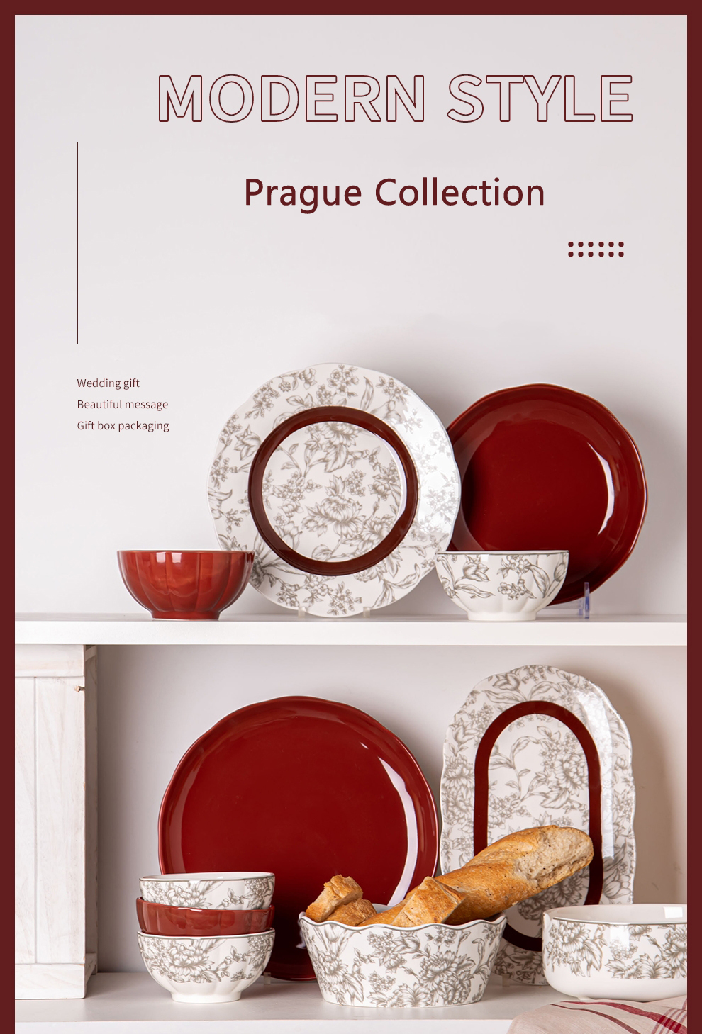 Bone Luxury Porcelain Tableware Ceramic Set Of Plates Volume Other Occasion Presents