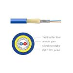 GJFJV 12 Core Tight Buffer Indoor Distribution Optical Cable for CCTV GJFJH