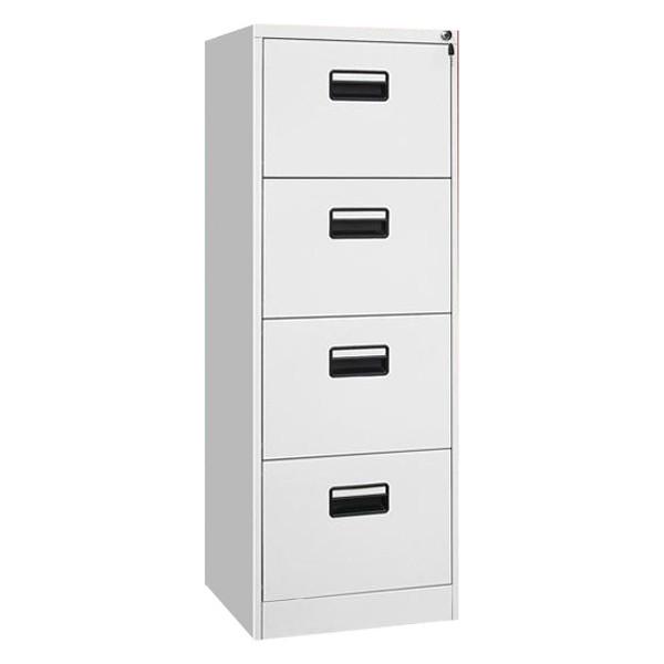 Buy cheap Recessed Handle Metal Filing Cabinet Lockable Light Grey RAL7035 Color from wholesalers