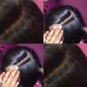 Buy cheap Brazilian 100 Human Hair Lace Front Wigs With Baby Hair Black Color from wholesalers
