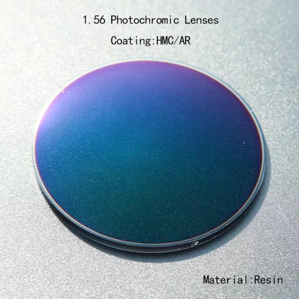 Buy cheap 1.56 Photochromic HMC AR Coating Blue Block Photochromic Lens For Block EMI Lenses from wholesalers