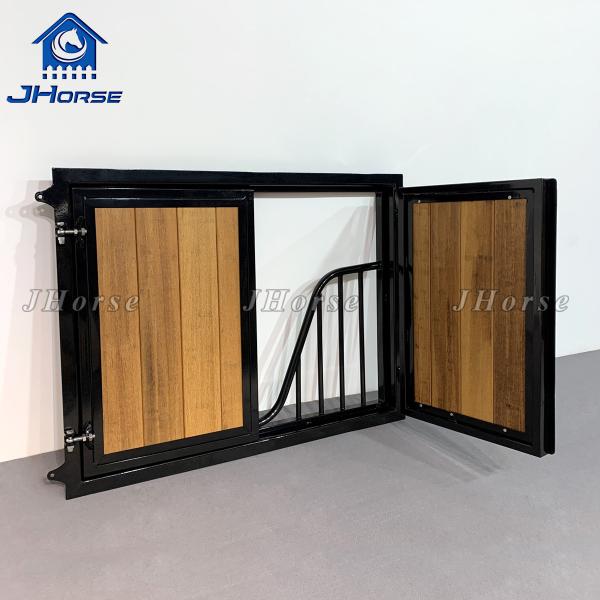 Buy cheap Bamboo Fill In Wood Type Horse Stable Barn Windows In Brown For Horse Barn from wholesalers
