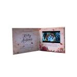 MP4 LCD Video Business Cards for wedding invitation 128MB Memory