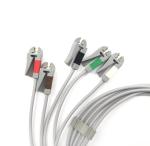 GE Ref:412681-001 Multi-Link ECG Leadwire Group Set ,5 -Lead ,Grabber ,AHA 74 CM