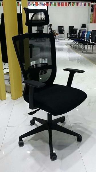 Buy cheap hot selling office chair good price task chair executive chair mesh chair with ajustable headrest and injection foam from wholesalers