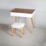 18KG 19.7inch Width Waterproof Finger Joint Solid Wood Makeup Vanity
