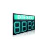 Buy cheap oil price sign for gas station led pump top sign gas changer led pump topper gas price display from wholesalers