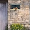 Buy cheap Metal Wall Mounted Garden Bird Feeder Bath House for Feeding Birds and Providing Water from wholesalers