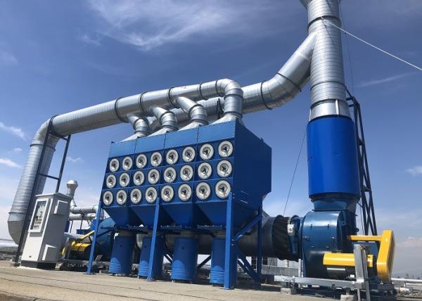 Buy cheap Gas Turbine Round Carbon Dust Collection System Shot Blasting 3020X2150X3520 from wholesalers
