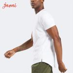 Cotton Blend Mens Muscle T Shirt Tight Fitting Muscle Short Sleeve Men'S T