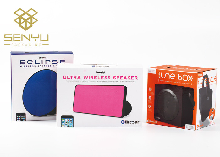 Water Resistant Hands Free Bluetooth Speaker Packaging Box