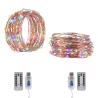 Buy cheap Festive outdoor copper string light 10m 20m remote control timing battery USB garden light for party Christmas decoratio from wholesalers