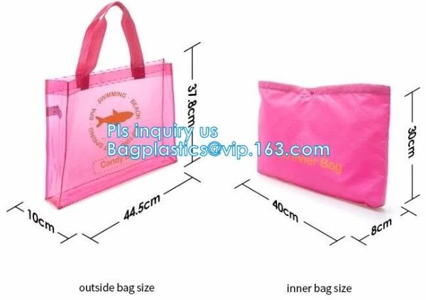 Buy cheap hot sale lady bag,lady pvc shopping bag, PVC Beach Shopping Tote Bags, PVC shopping bag for clothes and shoes, shopper from wholesalers