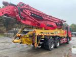 Hydraulic 47M Truck Mounted Pump Concrete Mixer for 2021 Used Construction