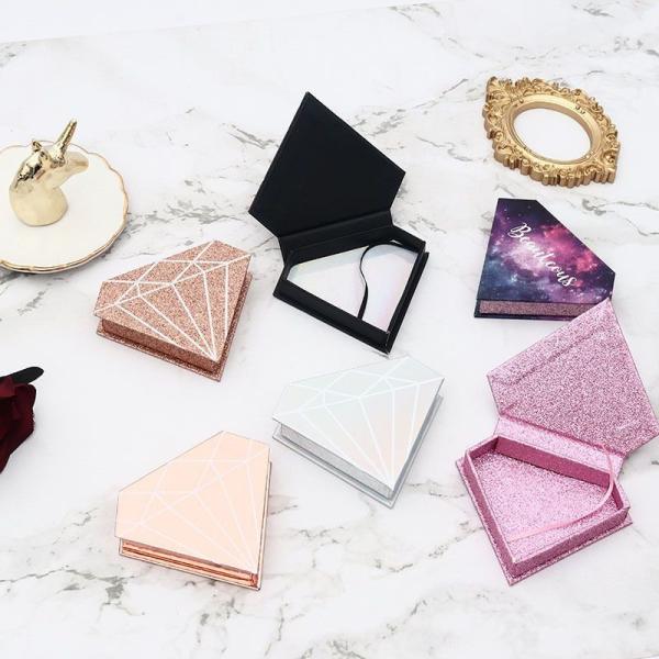 Rectangle Magnetic Gift Boxes Packaging Cardboard False Eyelashes Packaging Box