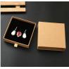 Buy cheap Small Simple Black Jewelry Packaging Box For Earrings from wholesalers