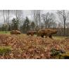 Buy cheap Outdoor Decoration Rusty Steel Geometry Family Bear Sculpture from wholesalers