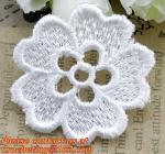 Embroidery Lace Collar Applique Neckline Lace Crochet Flower Motif Patchwork