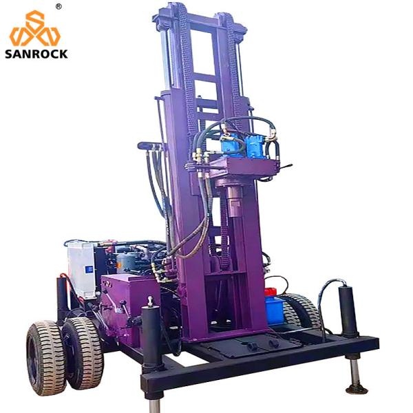 Buy cheap Manufacturers Deep Well Drilling Machine Trailer Mounted Drilling Rig Small Water Well Drilling Rig from wholesalers