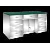 Buy cheap 9 Drawers Stainless Steel Medical Table Worktable 1600x700x800mm Size from wholesalers