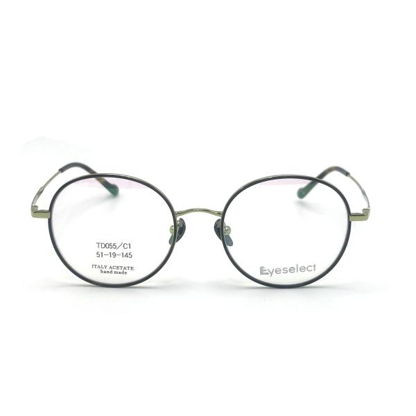 Buy cheap TD055 Stylish Round Titanium Frame Glasses for Women - Durable and Lightweight from wholesalers
