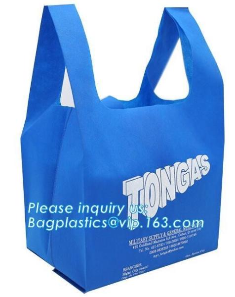 Good quality drink shopping bag non woven bag laminated tote bag, wholesale