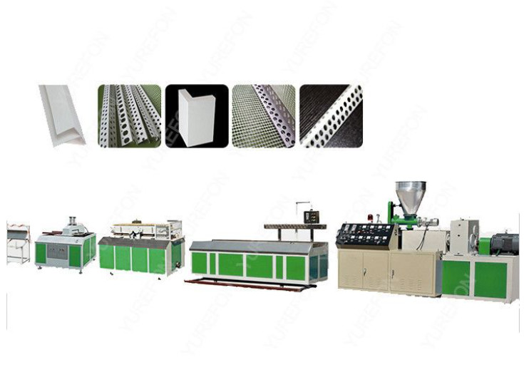 Plastic Profile Extruder U PVC PE Shutter Windows Frame Louver Rain Gutter Corner Edge Band Strip Guards Turn L Angle Making Machine/ Extrusion