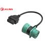 Buy cheap Green Deutsch J1939 9Pin Male Female Connector Pass-through to OBD2 OBDII Female Cable T-shape 9 Pin OBD 2 Adapt from wholesalers