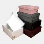 Corrugated Paper Footwear Packaging Box , CMYK Biodegradable Shipping Boxes With