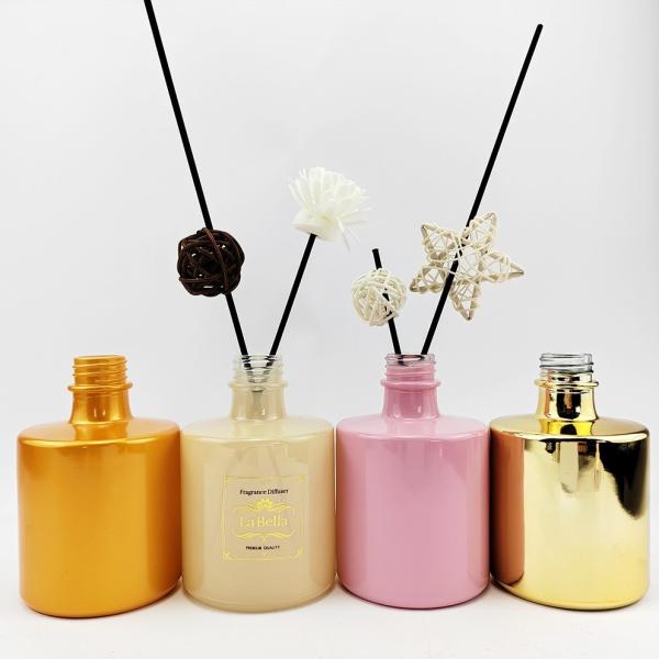 Customer's Choice Clear Glass Reed Diffuser Bottle Acceptable Logo 100ml 150ml