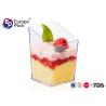 Buy cheap Eco Friendly PS Plastic Square Cups 85ml Food Grade With FDA , LFGB from wholesalers