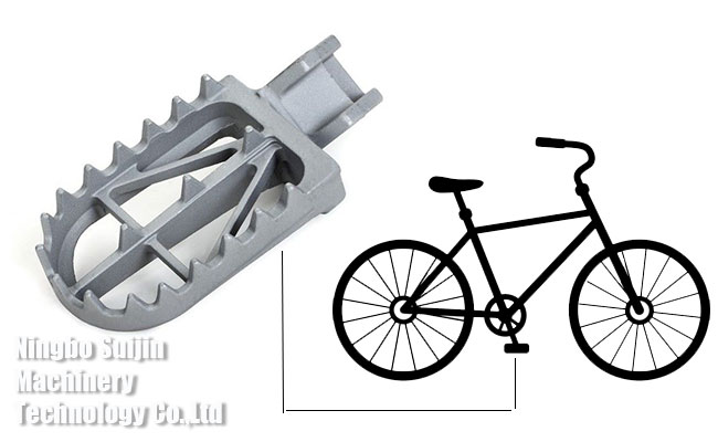 Bicycle pedal Steel investment casting 