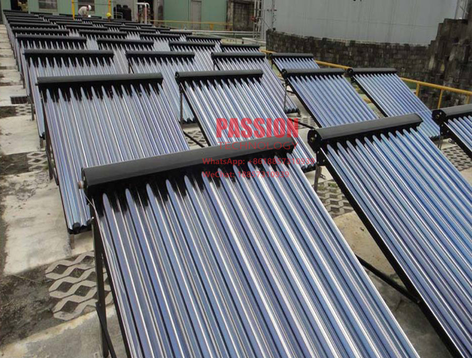 30tubes Copper Pipe Solar Collector 300L Heat Pipe Solar Water Heater